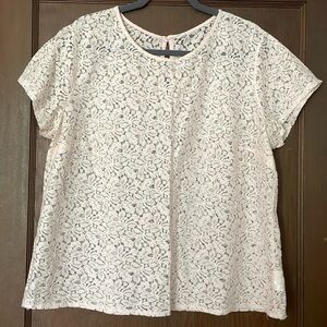 Baby pink lace top 💕 never worn!